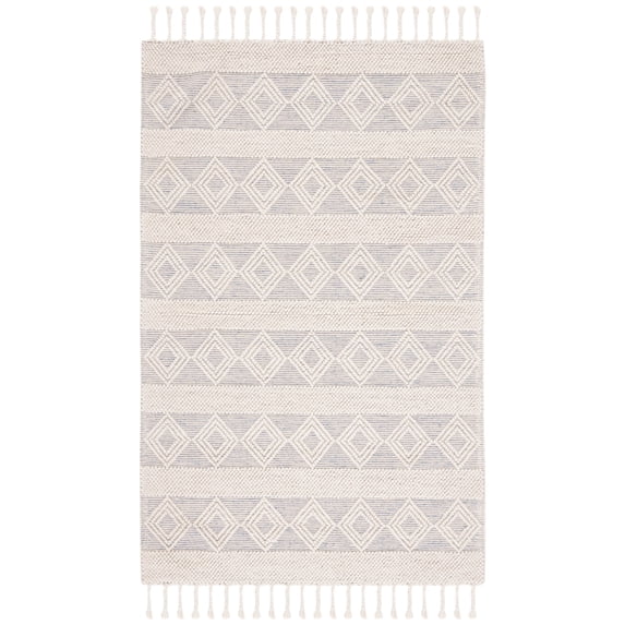 SAFAVIEH Natura Isaiah Southwestern Wool Area Rug, Ivory/Beige, 3' x 5'