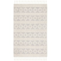 SAFAVIEH Natura Isaiah Southwestern Wool Area Rug, Ivory/Beige, 8' x 10'