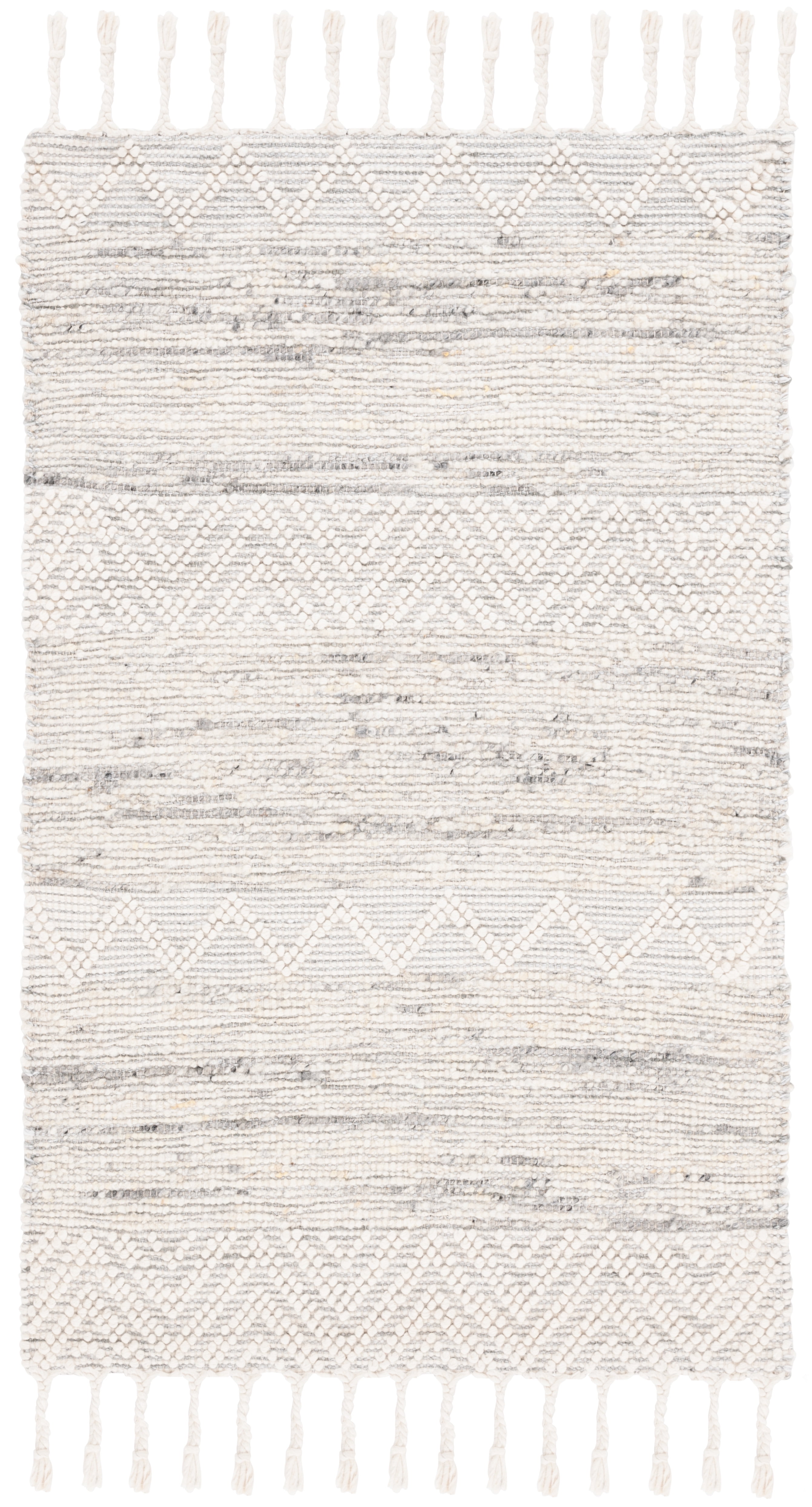 SAFAVIEH Natura Jacinth Southwestern Area Rug, Ivory/Grey, 3' x 5'