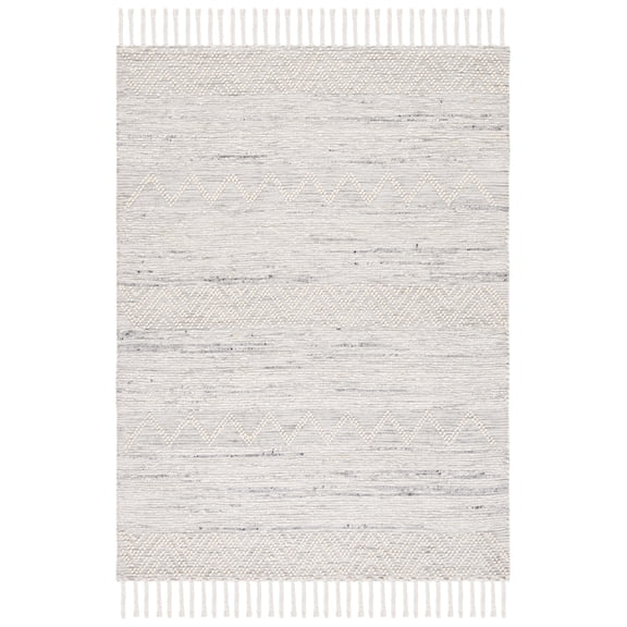 SAFAVIEH Natura Jacinth Southwestern Area Rug, Ivory/Grey, 5' x 8'