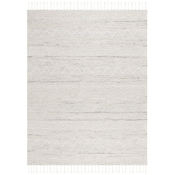 SAFAVIEH Natura Jacinth Southwestern Area Rug, Ivory/Grey, 8' x 10'