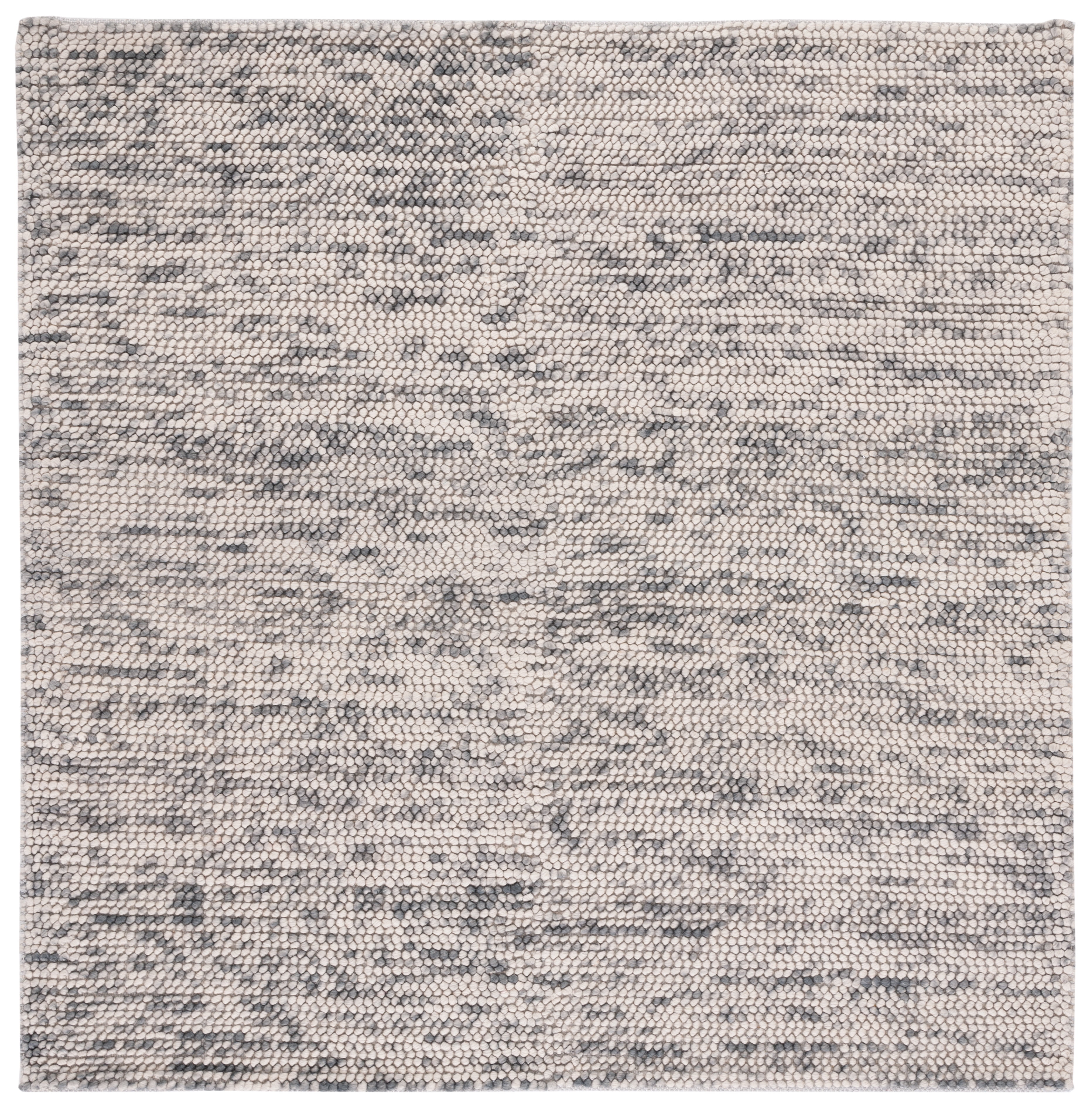 SAFAVIEH Natura Jack Distressed Area Rug, Grey/Beige, 6' x 6' Square