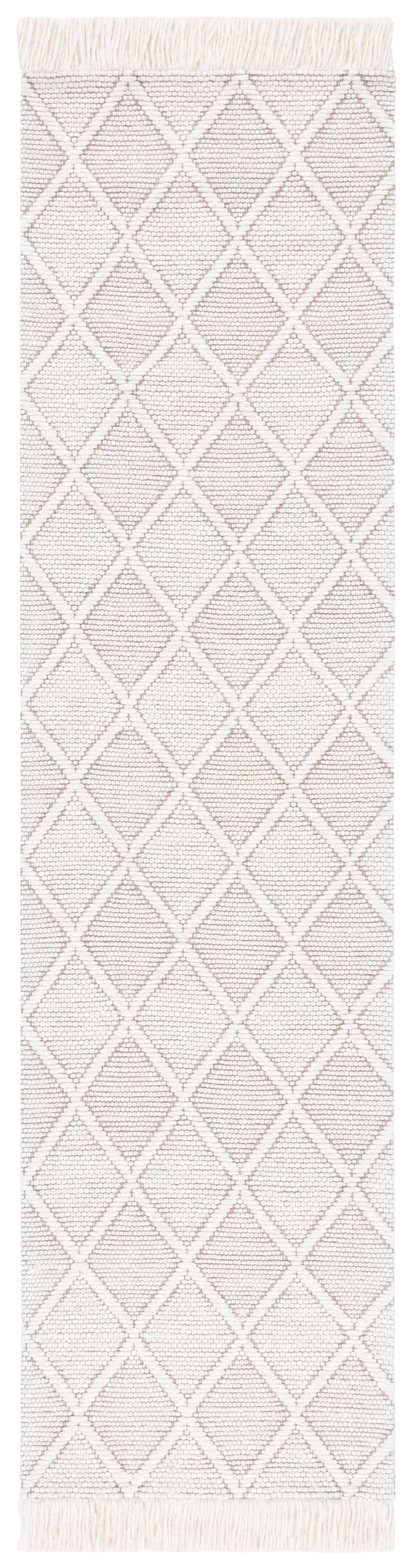 Diamond Runner Rug SAFAVIEH Natura Jaden Diamond Runner Rug, Ivory/Brown, 2'3