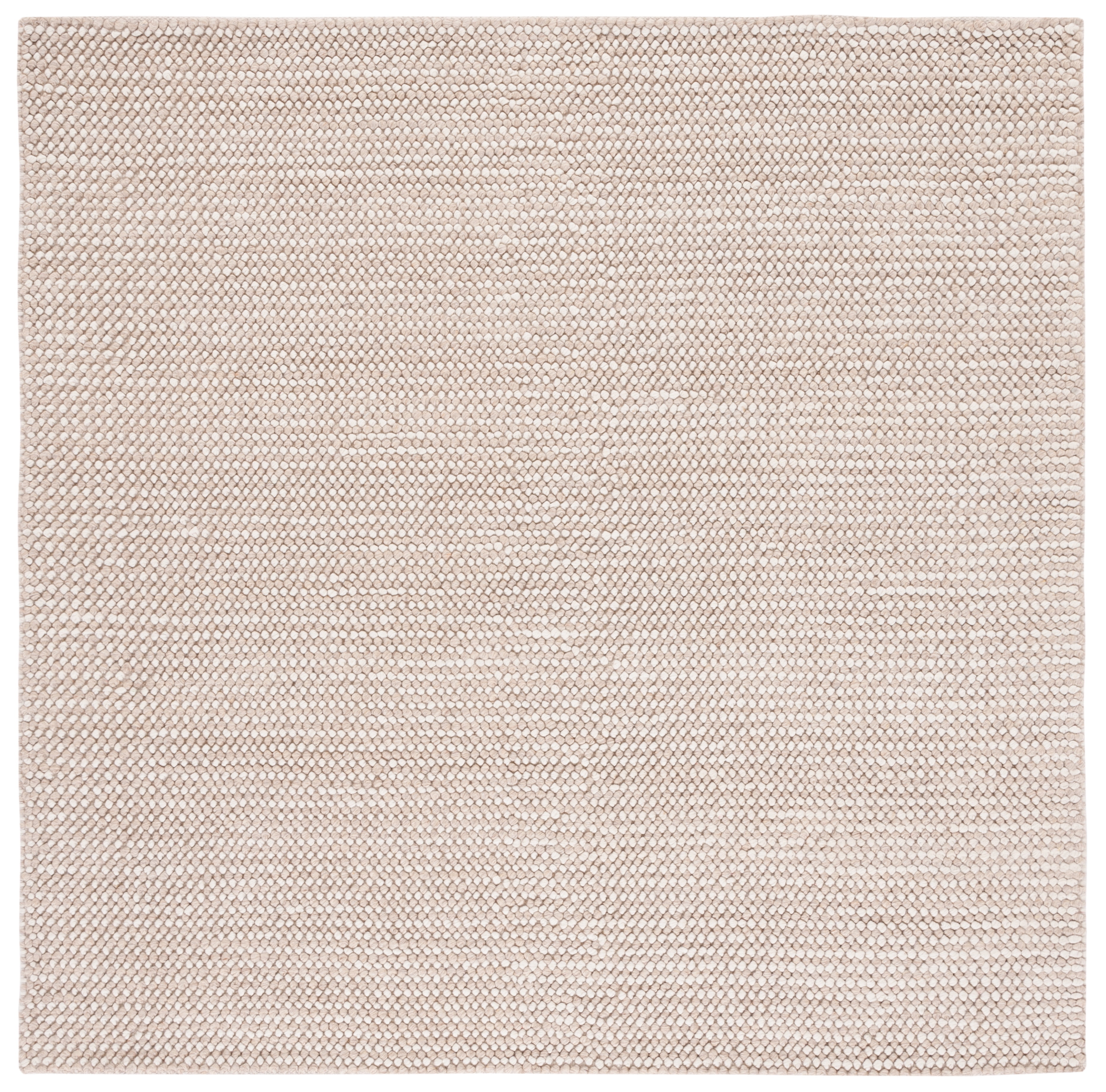 SAFAVIEH Natura Janis Distressed Area Rug, Beige/Ivory, 6' x 6' Square
