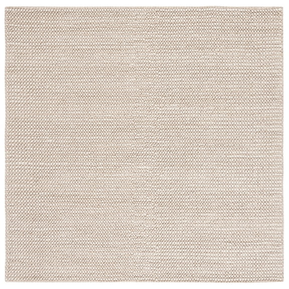 SAFAVIEH Natura Janis Distressed Area Rug, Beige/Ivory, 6' x 6' Square