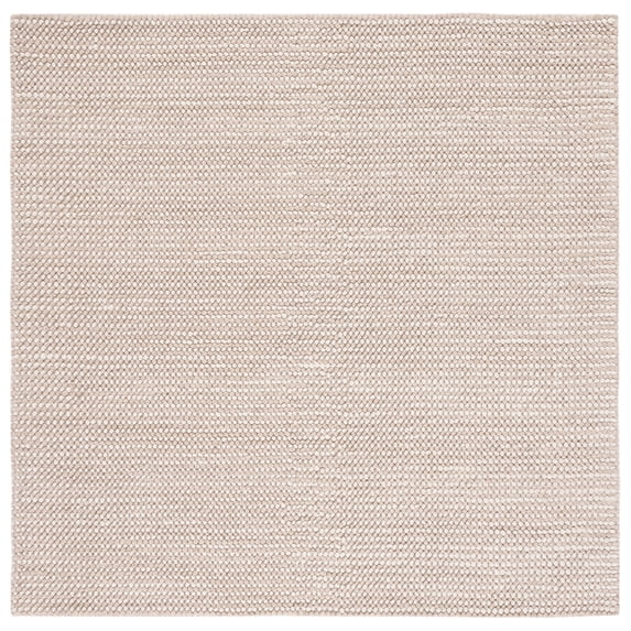 SAFAVIEH Natura Janis Distressed Area Rug, Beige/Ivory, 6' x 6' Square