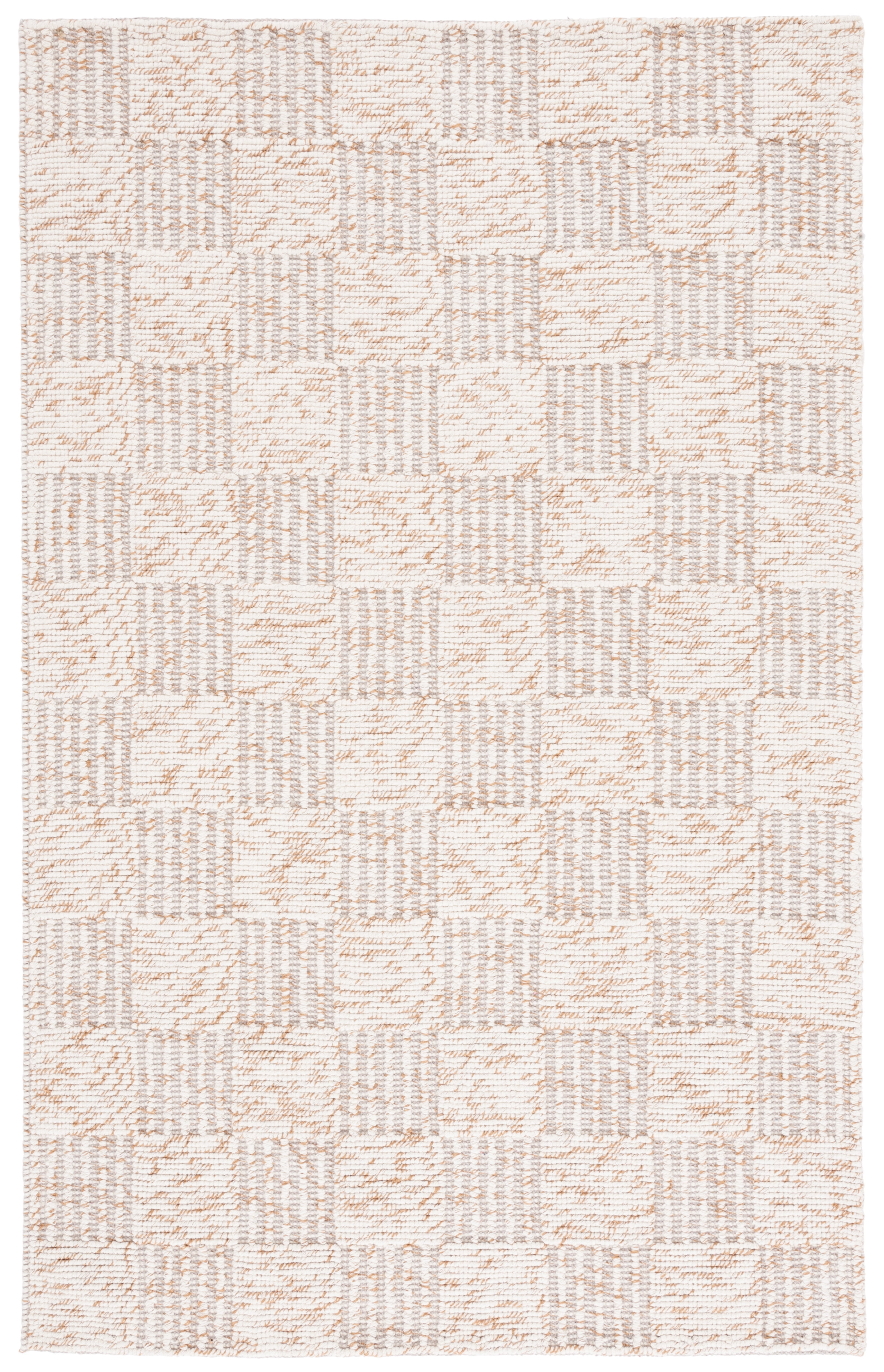SAFAVIEH Natura Jannah Geometric Area Rug, Brown/Ivory, 5' x 8'
