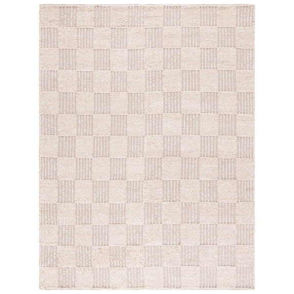 SAFAVIEH Natura Jannah Geometric Area Rug, Brown/Ivory, 8' x 10'