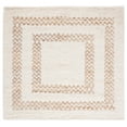 thumbnail image 1 of SAFAVIEH Natura Jerald Bordered Area Rug, Ivory/Natural, 6' x 6' Square, 1 of 8