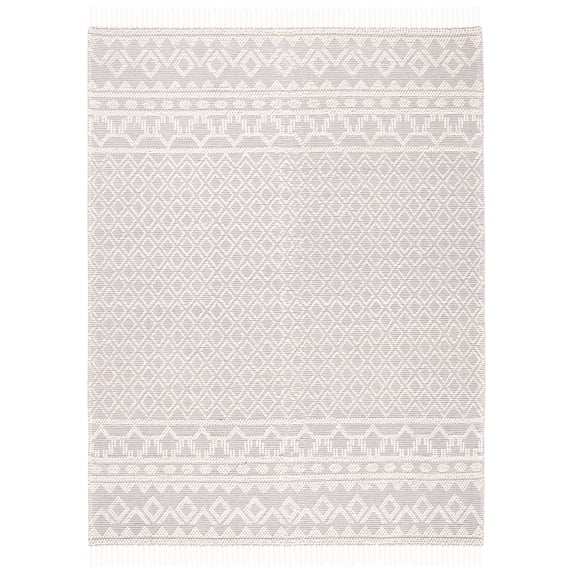 SAFAVIEH Natura Jermaine Southwestern Area Rug, Ivory/Grey, 10' x 14'