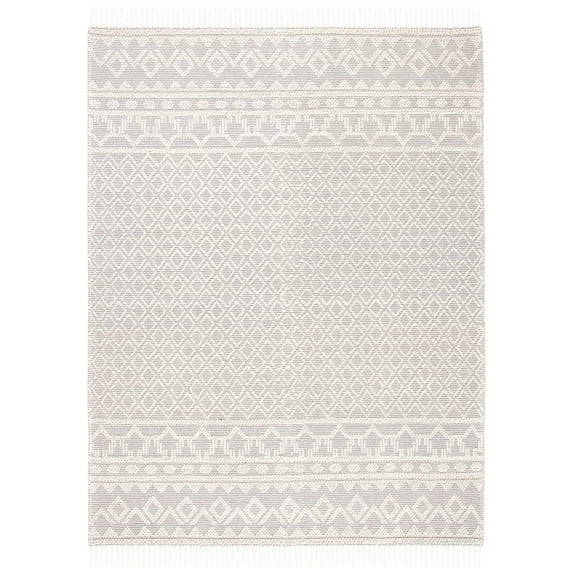 SAFAVIEH Natura Jermaine Southwestern Area Rug, Ivory/Grey, 8' x 10'