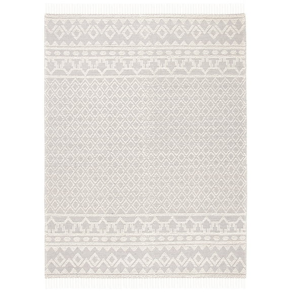 SAFAVIEH Natura Jermaine Southwestern Area Rug, Ivory/Grey, 8' x 10'