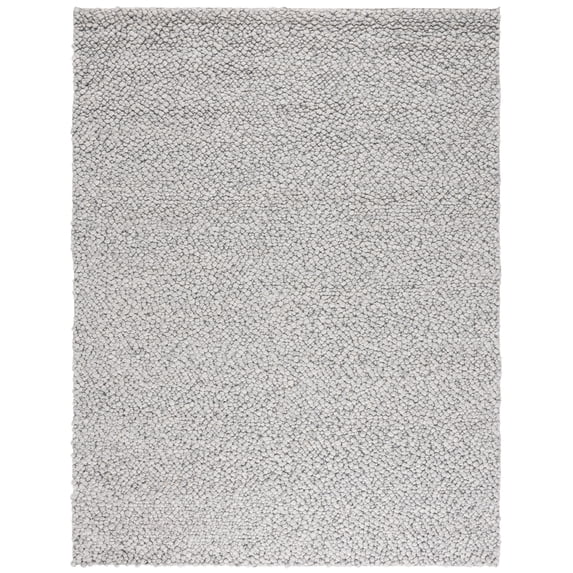 SAFAVIEH Natura Joey Solid Area Rug, Light Grey, 8' x 10'
