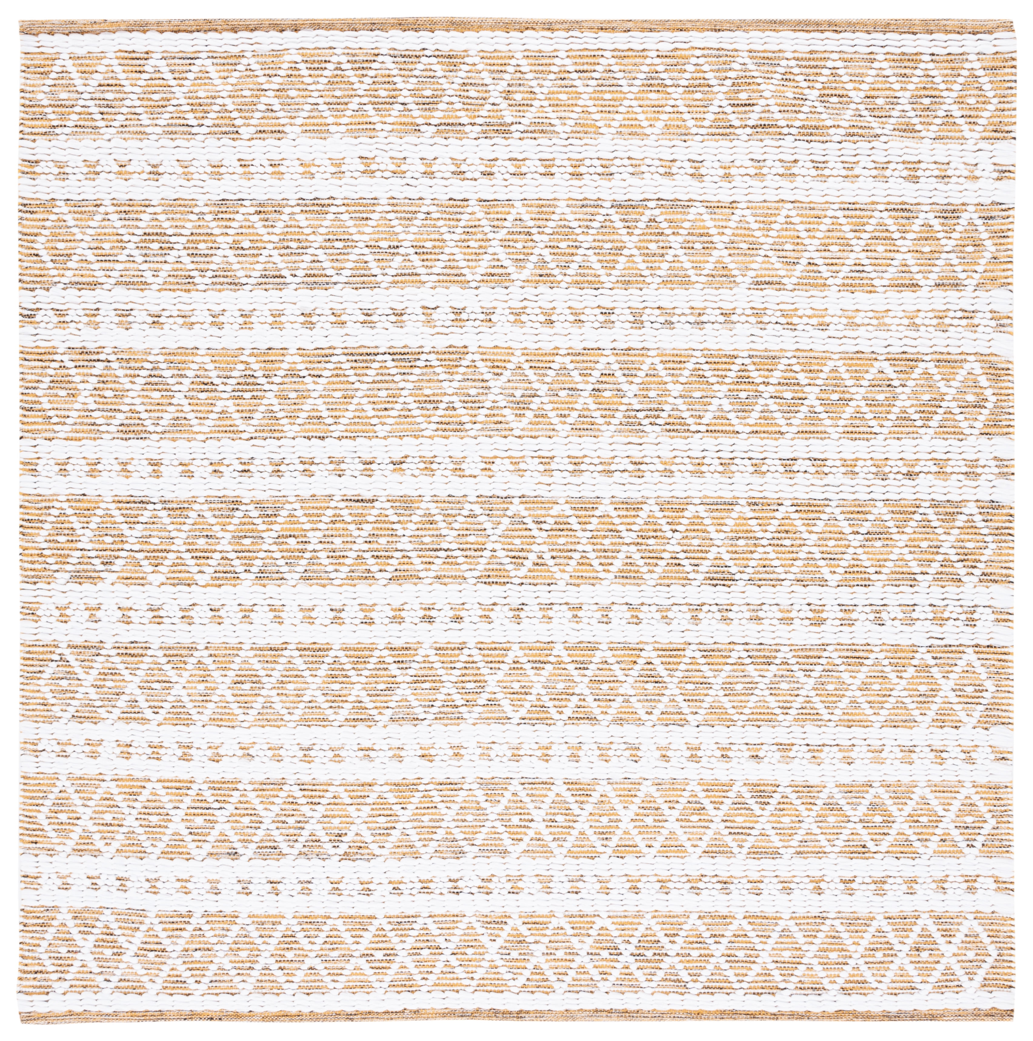 SAFAVIEH Natura Kasandra Geometric Area Rug, Gold/Black, 6' x 6' Square