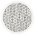 thumbnail image 1 of SAFAVIEH Natura Kayleah Geometric Wool Area Rug, Ivory/Black, 6' x 6' Round, 1 of 7