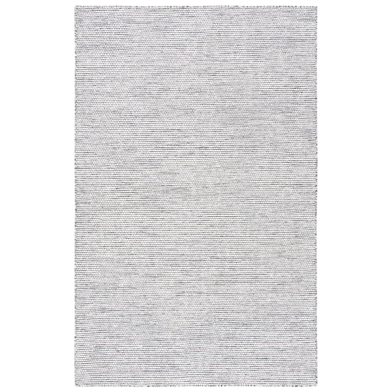 SAFAVIEH Natura Lorin Striped Area Rug, Ivory/Black, 5' x 8'