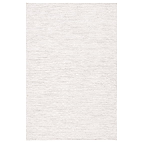 SAFAVIEH Natura Lorin Striped Area Rug, Ivory/Light Grey, 4' x 6'