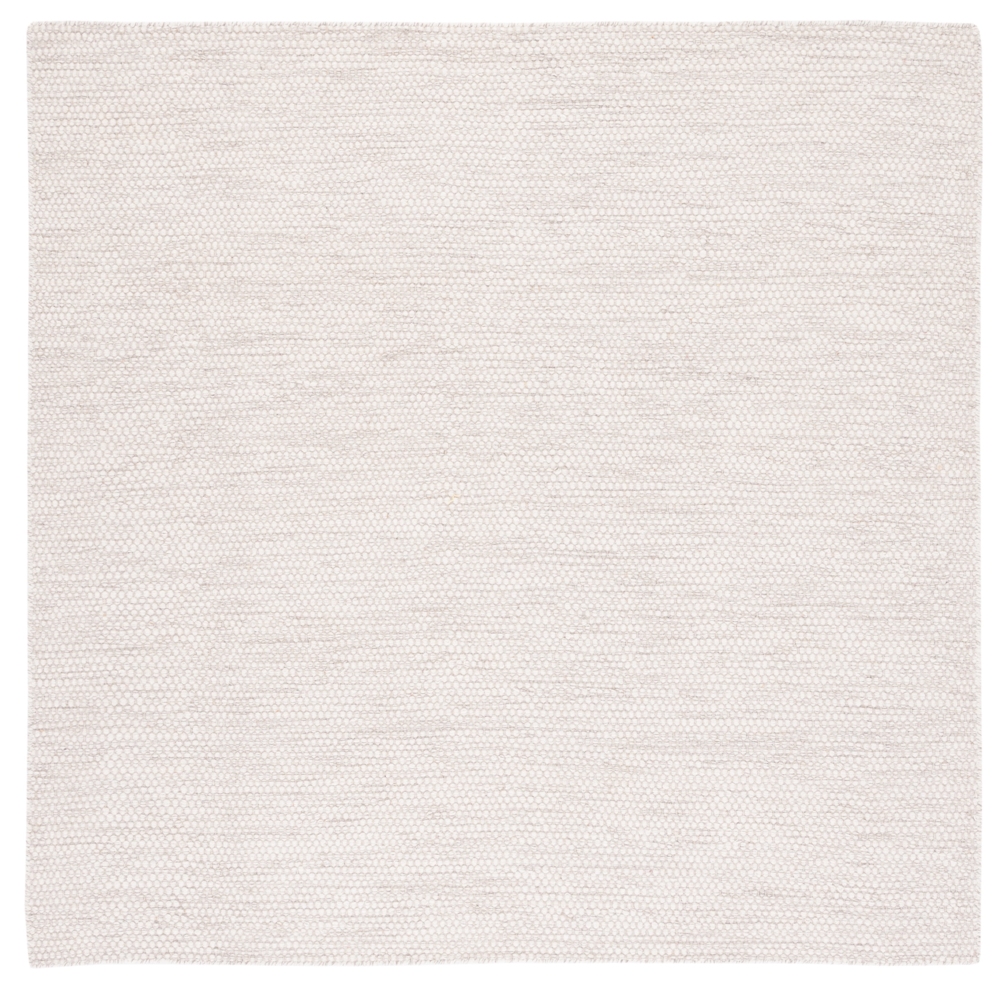 SAFAVIEH Natura Lorin Striped Area Rug, Ivory/Light Grey, 6' x 6' Square