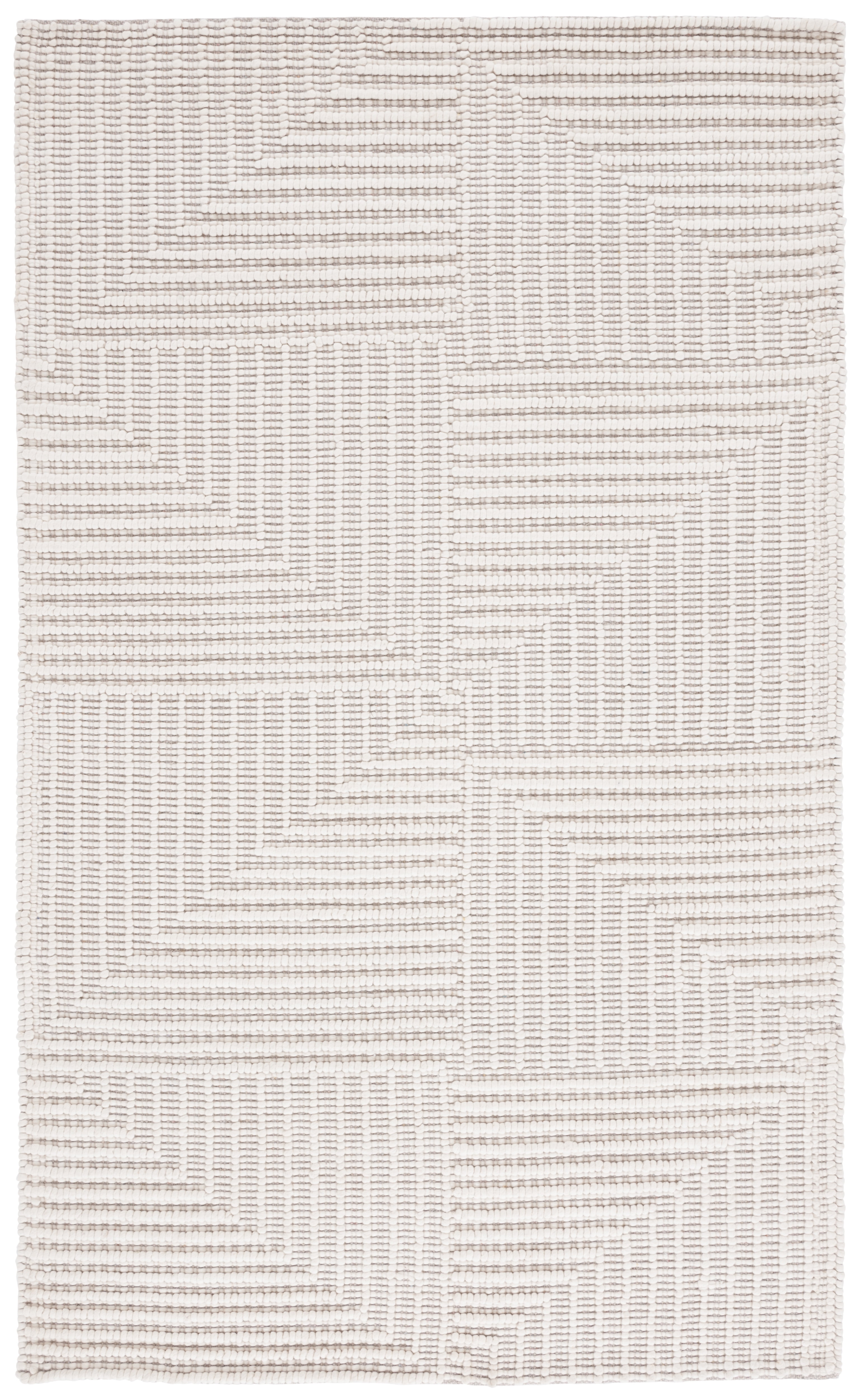 SAFAVIEH Natura Lucina Geometric Area Rug, Ivory, 4' x 6'