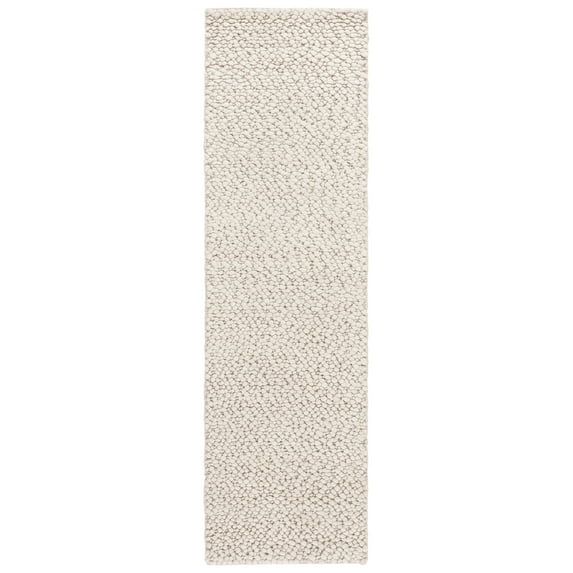 SAFAVIEH Natura Mackenzie Distressed Runner Rug, Light Beige, 2'3" x 8'