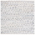 thumbnail image 1 of SAFAVIEH Natura Madisyn Geometric Area Rug, Blue/Ivory, 6' x 6' Square, 1 of 10