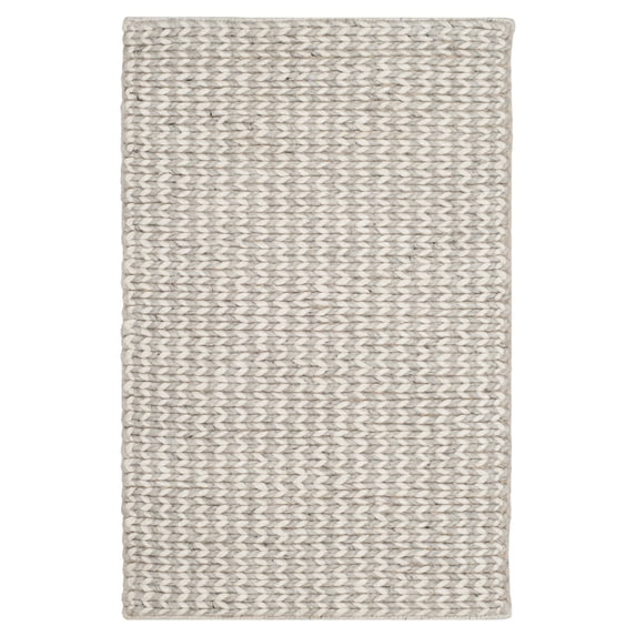 SAFAVIEH Natura Madrid Braided Runner Rug, Ivory/Silver, 2'3" x 8'