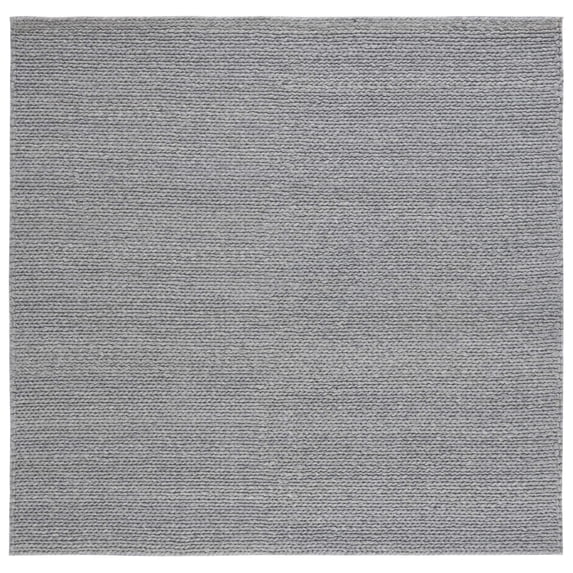 SAFAVIEH Natura Madrid Geometric Area Rug, Steel, 8' x 8' Square