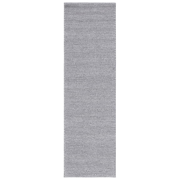 SAFAVIEH Natura Madrid Geometric Runner Rug, Steel, 2'3" x 10'