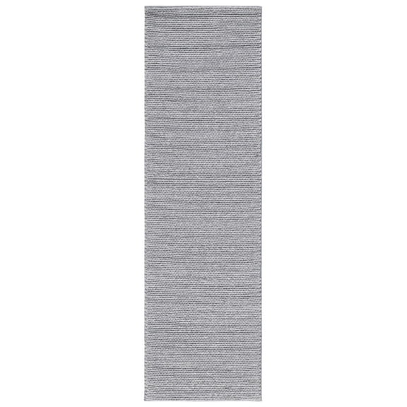 SAFAVIEH Natura Madrid Geometric Runner Rug, Steel, 2'3" x 20'