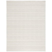 SAFAVIEH Natura Maisy Southwestern Wool Area Rug, Ivory/Grey, 8' x 10'