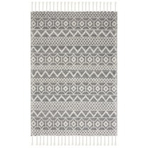 SAFAVIEH Natura Maralyn Southwestern Area Rug, Ivory/Black, 8' x 10'