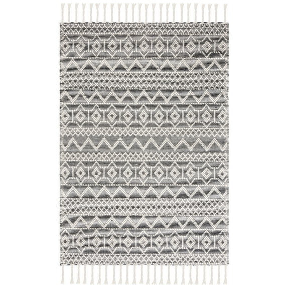 SAFAVIEH Natura Maralyn Southwestern Area Rug, Ivory/Black, 8' x 10'
