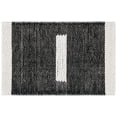 thumbnail image 1 of SAFAVIEH Natura Marina Striped Wool Area Rug, Black/Ivory, 3' x 5', 1 of 8