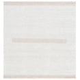thumbnail image 1 of SAFAVIEH Natura Marina Striped Wool Area Rug, Ivory/Beige, 6' x 6' Square, 1 of 8