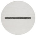 thumbnail image 1 of SAFAVIEH Natura Marina Striped Wool Area Rug, Ivory/Black, 6' x 6' Round, 1 of 11