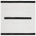 thumbnail image 1 of SAFAVIEH Natura Marina Striped Wool Area Rug, Ivory/Black, 6' x 6' Square, 1 of 8