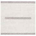 thumbnail image 1 of SAFAVIEH Natura Marina Striped Wool Area Rug, Ivory/Brown, 6' x 6' Square, 1 of 8