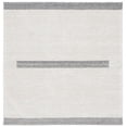 thumbnail image 1 of SAFAVIEH Natura Marina Striped Wool Area Rug, Ivory/Grey, 6' x 6' Square, 1 of 8