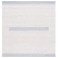 thumbnail image 1 of SAFAVIEH Natura Marina Striped Wool Area Rug, Ivory/Light Blue, 6' x 6' Square, 1 of 8