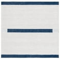 thumbnail image 1 of SAFAVIEH Natura Marina Striped Wool Area Rug, Ivory/Navy, 6' x 6' Square, 1 of 8