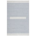 thumbnail image 1 of SAFAVIEH Natura Marina Striped Wool Area Rug, Light Blue/Ivory, 4' x 6', 1 of 8