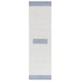 thumbnail image 1 of SAFAVIEH Natura Marina Striped Wool Runner Rug, Ivory/Blue, 2'3" x 8', 1 of 8