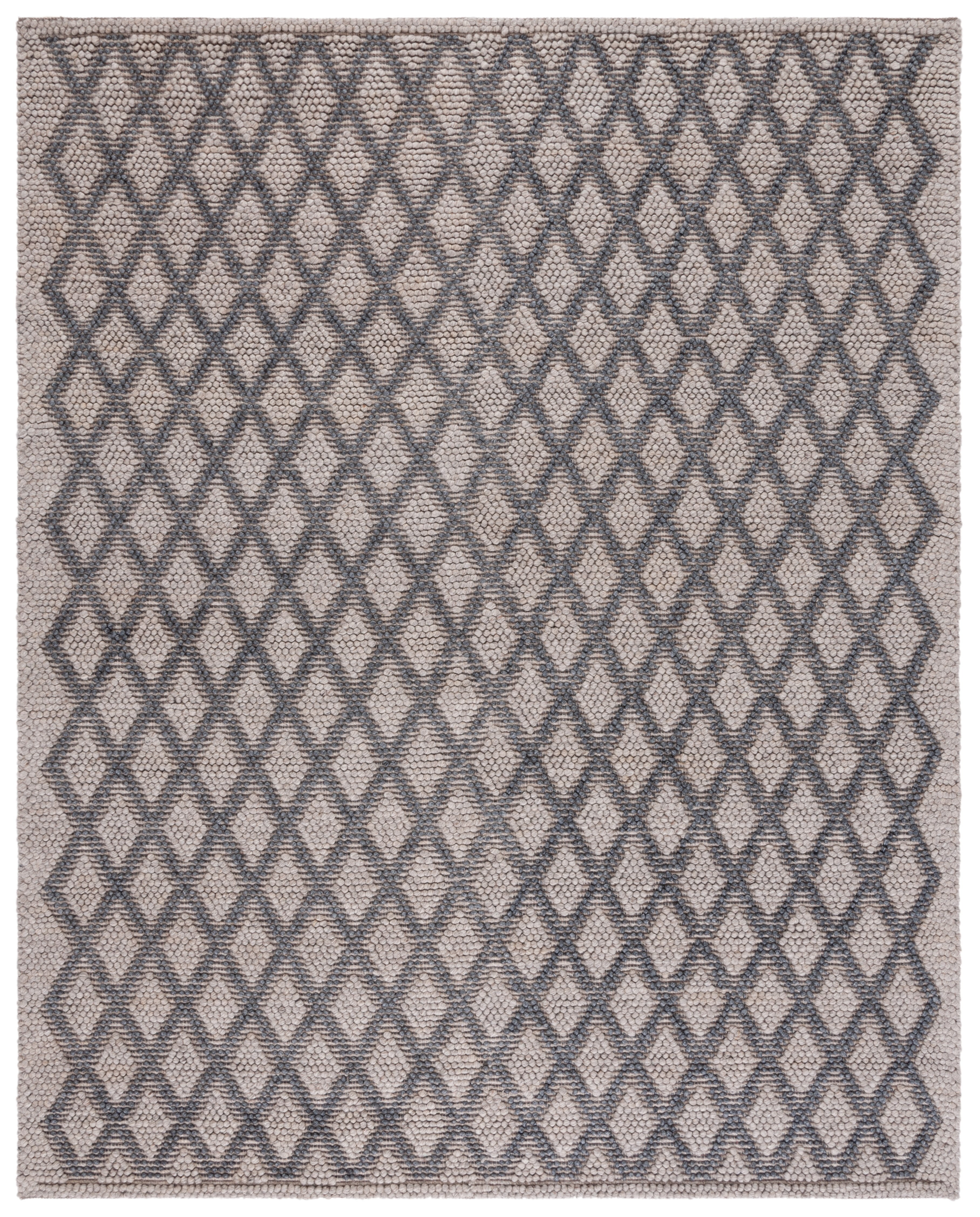 SAFAVIEH Natura Mayson Diamond Area Rug, Silver, 8' x 10'