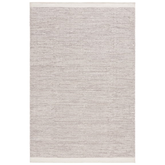SAFAVIEH Natura Mellony Solid Area Rug, Brown/Ivory, 6' x 9'