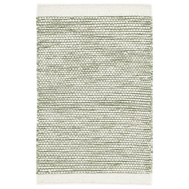 SAFAVIEH Natura Mellony Solid Area Rug, Green/Ivory, 3' x 5'