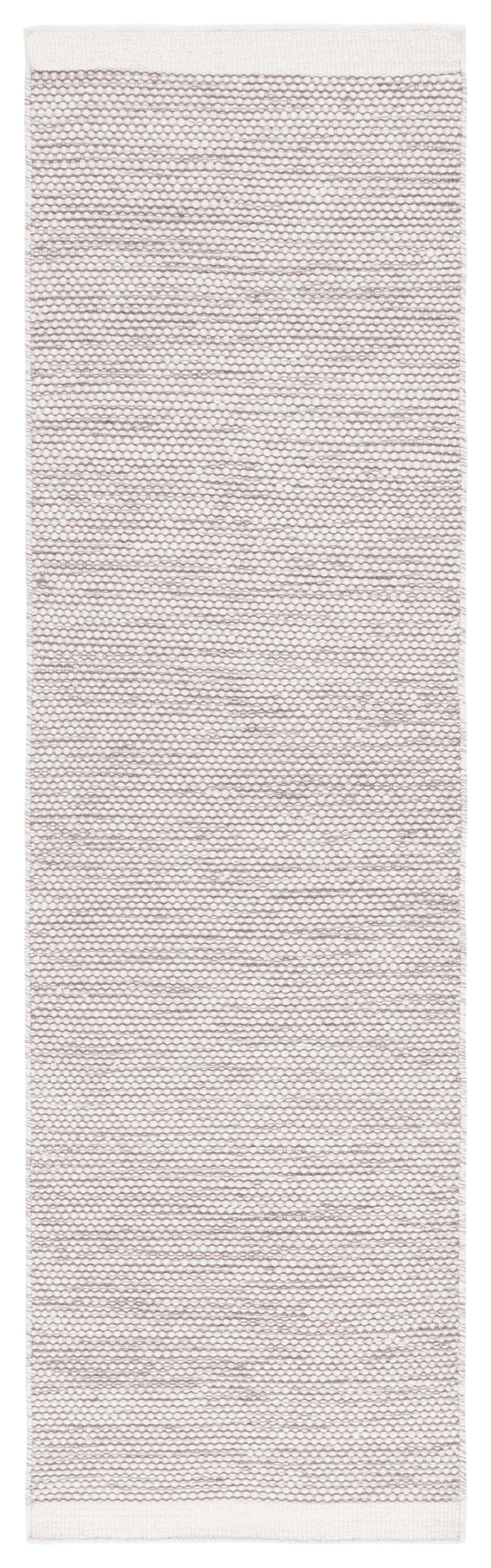 SAFAVIEH Natura Mellony Solid Runner Rug, Brown/Ivory, 2'3" x 8'