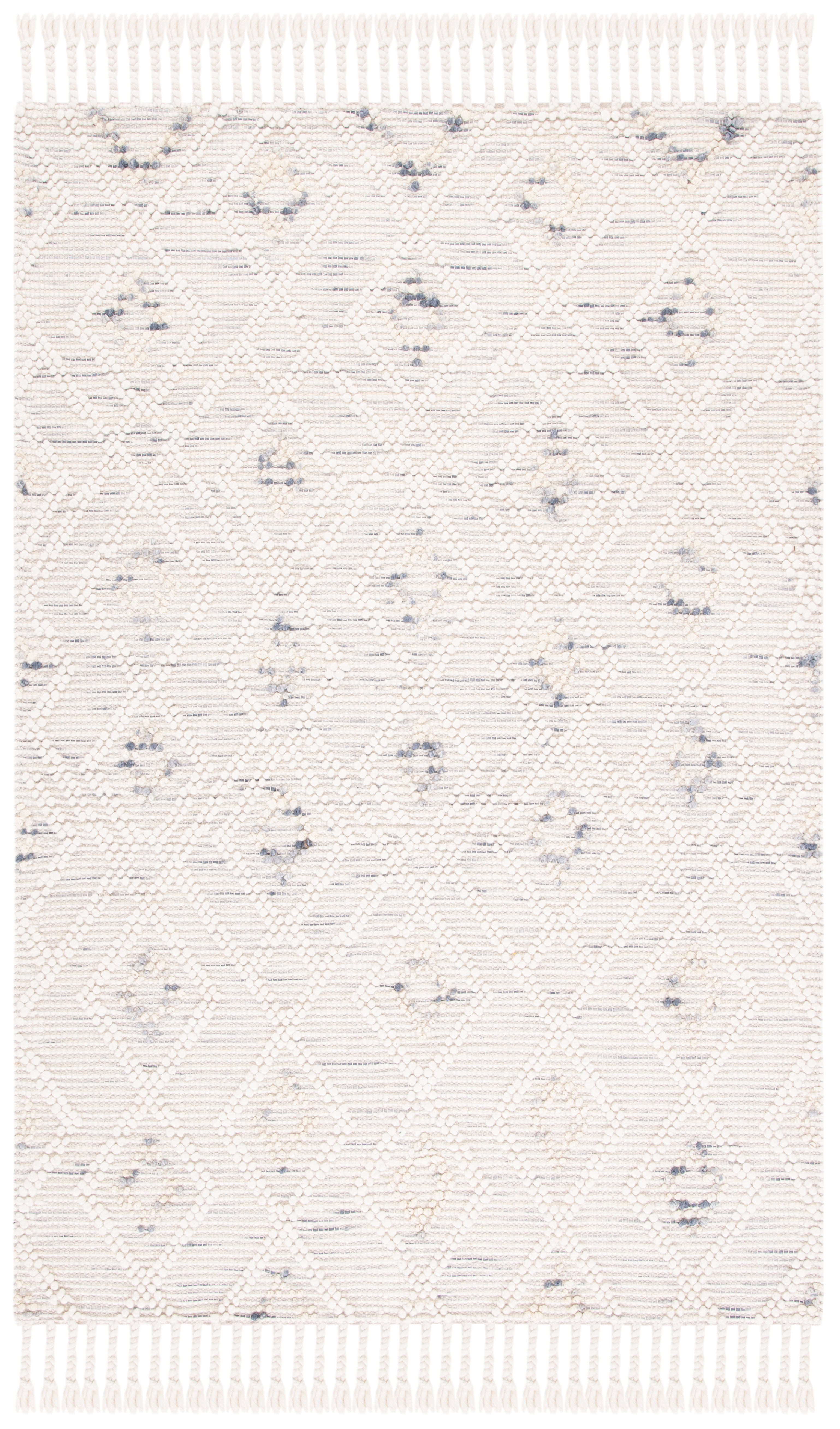 SAFAVIEH Natura Merrill Diamond Area Rug, Ivory/Grey, 3' x 5'