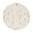 thumbnail image 1 of SAFAVIEH Natura Merrill Diamond Area Rug, Ivory/Grey, 6' x 6' Round, 1 of 8