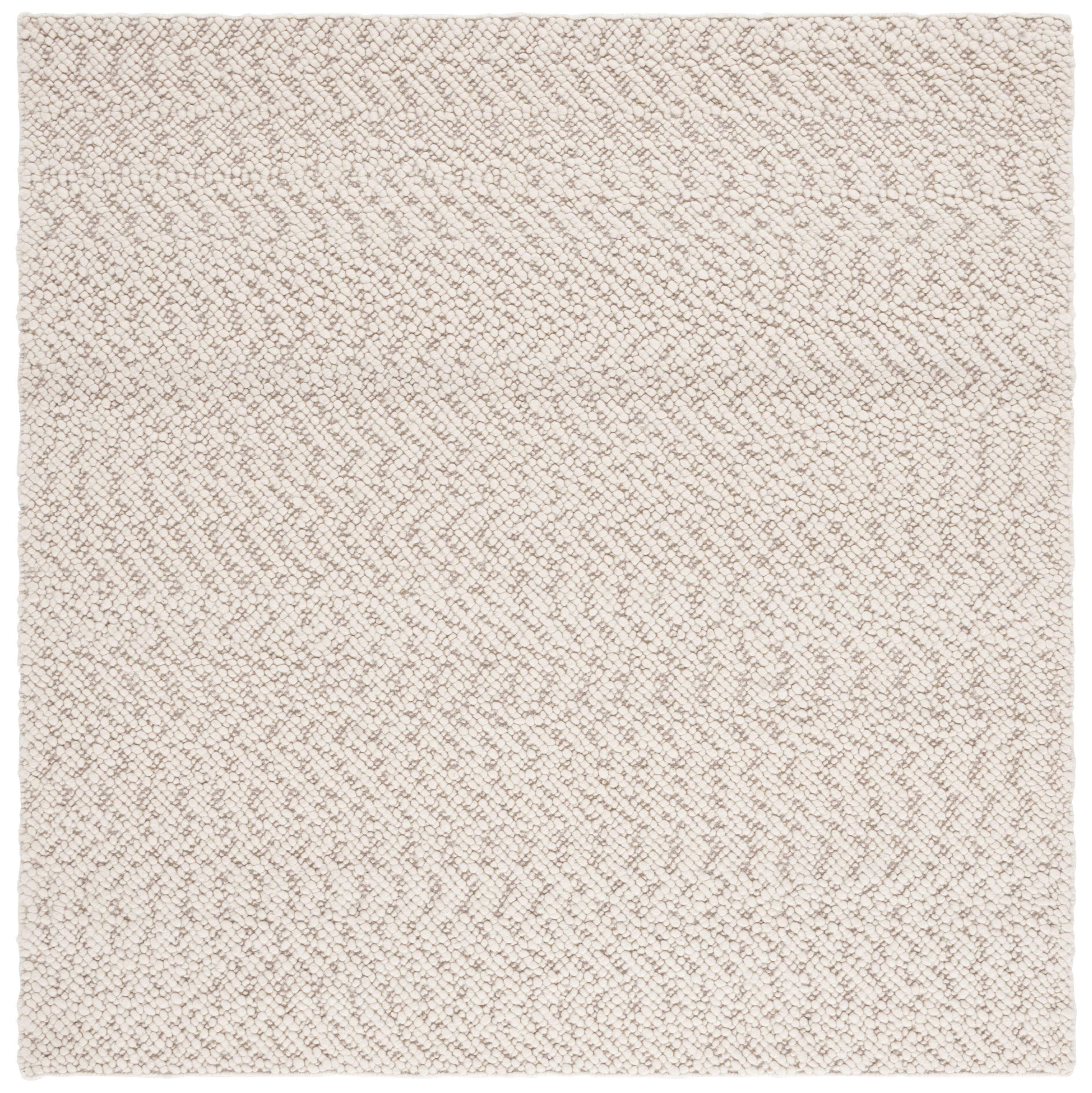 SAFAVIEH Natura Michael Solid Area Rug, Ivory, 6' x 6' Square