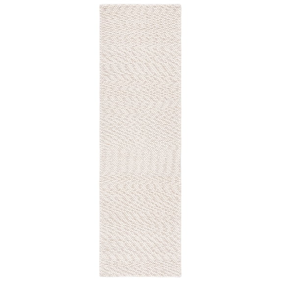 SAFAVIEH Natura Michael Solid Runner Rug, Ivory, 2'3" x 8'